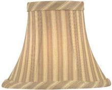 Lite Source Inc. CH5133-5 - Candelabra Shade/beige Striped - 3"tx5"bx4"sh