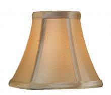 Lite Source Inc. CH5172-6 - Candelabra Shade/light Gold - 3"tx6"bx5"sl