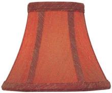 Lite Source Inc. CH5173-6 - Candelabra Shade/red - 3"tx6"bx5"sl