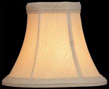 Lite Source Inc. CH546-6 - Candelabra Shade/silver Print - 3"tx6"bx5"sl