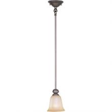 Maxim 90170WSOI - One Light Bronze Down Mini Pendant