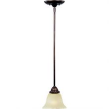Maxim 91049SVOI - One Light Bronze Down Mini Pendant