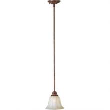 Maxim 91560CFAF - One Light Brown Down Mini Pendant