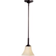 Maxim 92420FLHB - One Light Brass Down Mini Pendant