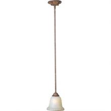 Maxim 94100CFGF - One Light Bronze Down Mini Pendant