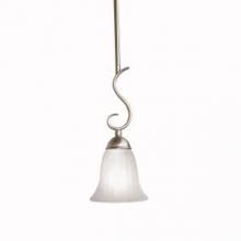 Kichler 3427NI - One Light Nickel Down Mini Pendant