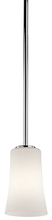 Kichler 43077CH - One Light Chrome Down Mini Pendant