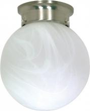 Nuvo 60/258 - 1 Light - 8" - Ceiling Mount - Alabaster Ball