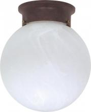 Nuvo 60/260 - 1 Light - 8" - Ceiling Mount - Alabaster Ball