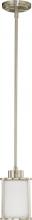 Nuvo 60/2866 - Odeon - 1 Light Mini Pendant W/ Satin White Glass