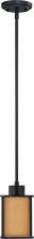 Nuvo 60/2867 - Odeon - 1 Light Mini Pendant W/ Parchment Glass