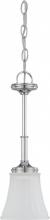 Nuvo 60/4267 - Teller - 1 Light Mini Pendant W/ Frosted Etched Glass