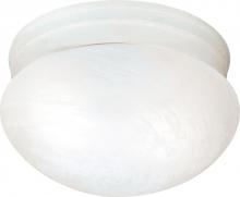 Nuvo 76/613 - 2 Light - 10" - Flush Mount - Medium Alabaster Mushroom