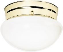Nuvo 77/061 - 2 Light - 10" - Flush Mount - Medium White Mushroom